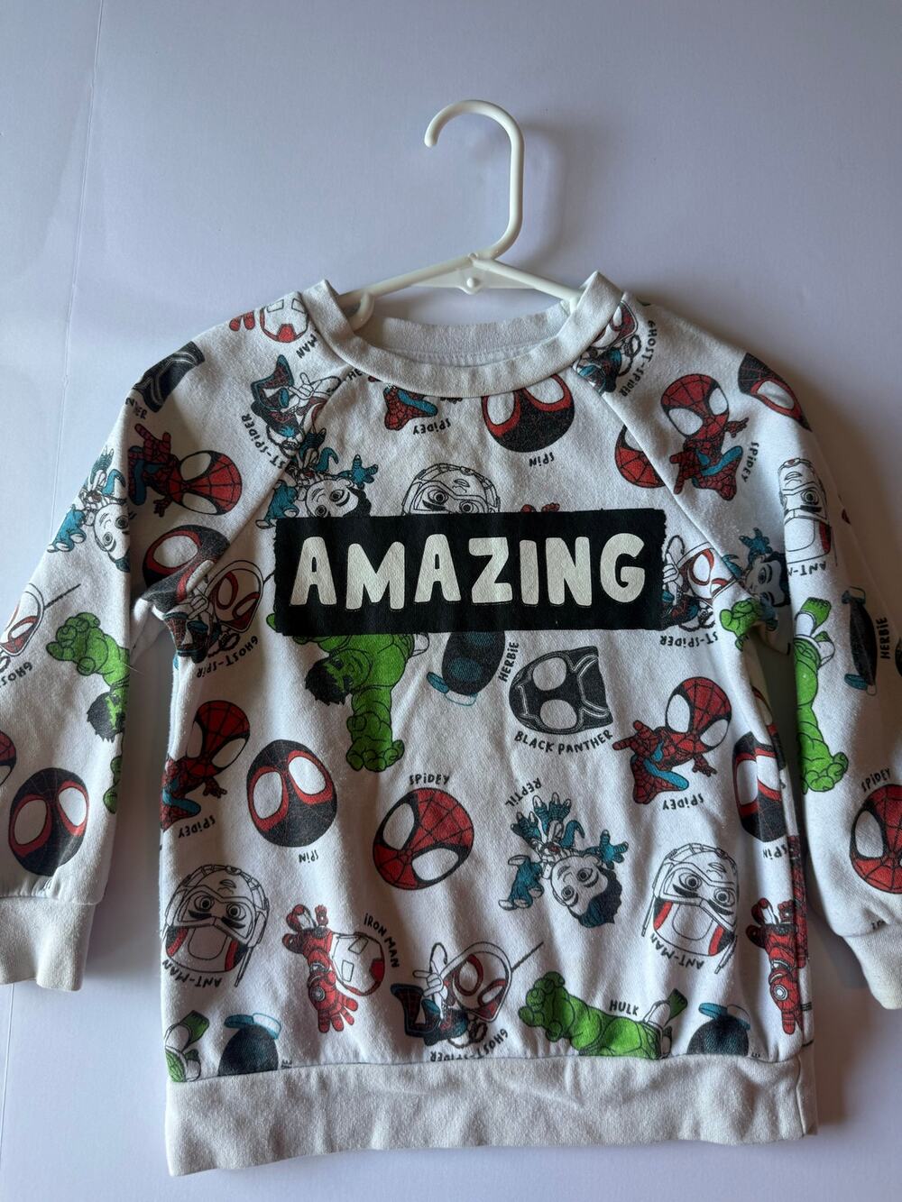 Marvel Crewneck sweatshirt 3t